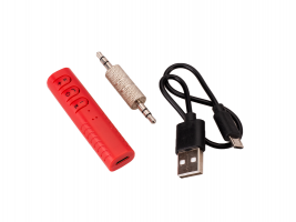 AUX-Bluetooth адаптер Aura ABT-903R, цвет красный