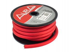 Силовой кабель Aura PCS-350R (10м бухта, красный)
