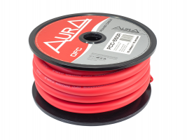 Силовой кабель Aura PCC-550R (10м бухта, красный)