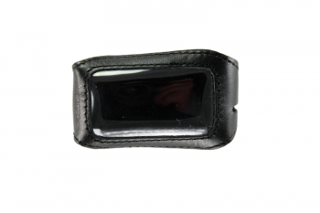 Чехол для брелока Старлайн Е60/Е90 ЭКО-КОЖА - кобура на подложке с кнопкой,черный