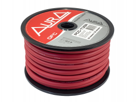 Силовой кабель Aura PCC-T35R (20м бухта, красный)