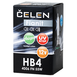 Галогенная лампа CELEN HB4 4006 FN 12V 55W Halogen Fianit (прозрачная) + 35% Long life, UV-stop