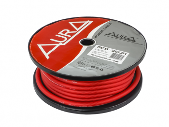 Силовой кабель Aura PCS-320R (25м бухта, красный)
