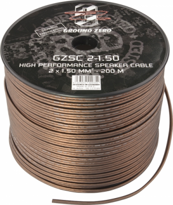 Акустический кабель GROUND ZERO GZSC 2-1.50 (200м)