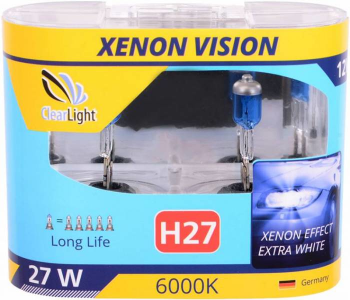 Галогенная лампа Clearlight XenonVision H27 12V-27W (2шт.)