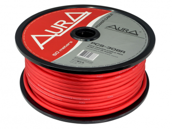 Силовой кабель Aura PCS-308R (50м бухта, красный)
