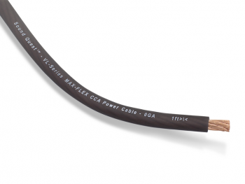 Силовой кабель Sound Quest SQVLP0 matte black 1/0 Ga (метр)