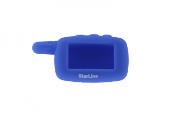 Чехол для брелока Старлайн A4/А6/А8/А9, силиконовый, синий