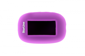 Чехол для брелока Старлайн В92/В64/В94, силиконовый, фиолетовый