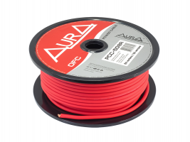 Силовой кабель Aura PCC-508R (50м бухта, красный)
