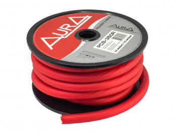 Силовой кабель Aura PCS-350R (10м бухта, красный)