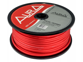 Силовой кабель Aura PCS-308R (50м бухта, красный)