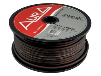 Силовой кабель Aura PCS-308B (50м бухта, черный)
