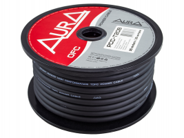 Силовой кабель Aura PCC-T20B (25м бухта, черный)